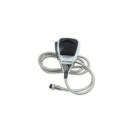 Astatic Noise Canceling Radio Microphone, Chrome 636LCHROME